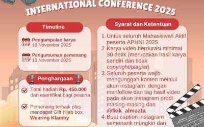 UAA Gelar Lomba Video Kreatif pada 7th APHNI International Conference 2025