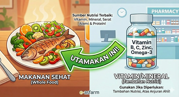Pemilihan Suplemen dan Vitamin pada Anak Menuju Generasi Emas