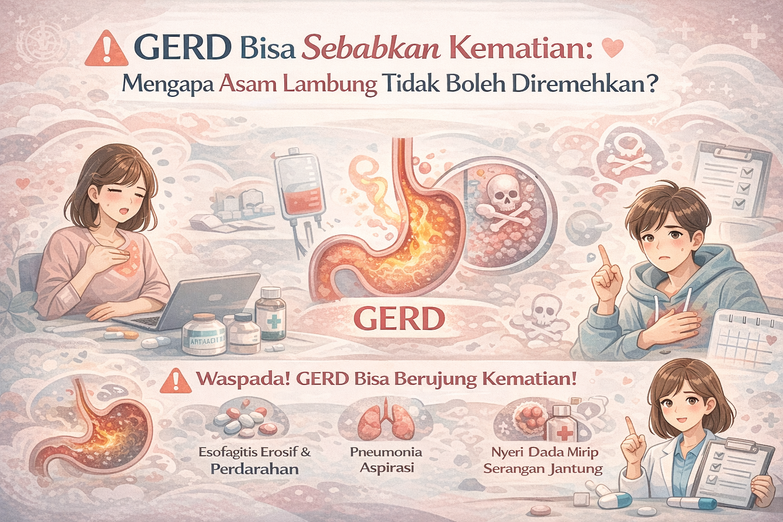 GERD Bisa Sebabkan Kematian: Mengapa Asam Lambung Tidak Boleh Diremehkan?