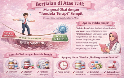 Berjalan di Atas Tali: Mengenal Obat dengan “Jendela Terapi” Sempit
