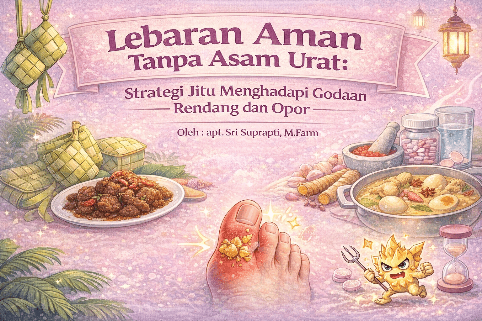 Lebaran Aman Tanpa Asam Urat: Strategi Jitu Menghadapi Godaan Rendang dan Opor