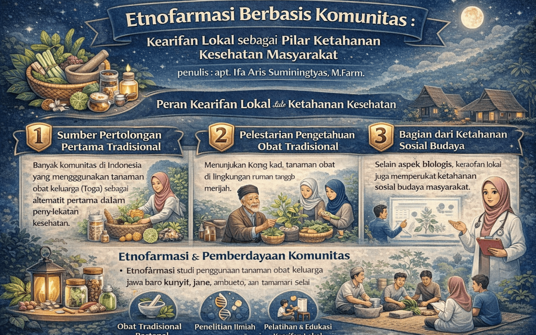 Etnofarmasi Berbasis Komunitas : Kearifan Lokal sebagai Pilar Ketahanan Kesehatan Masyarakat