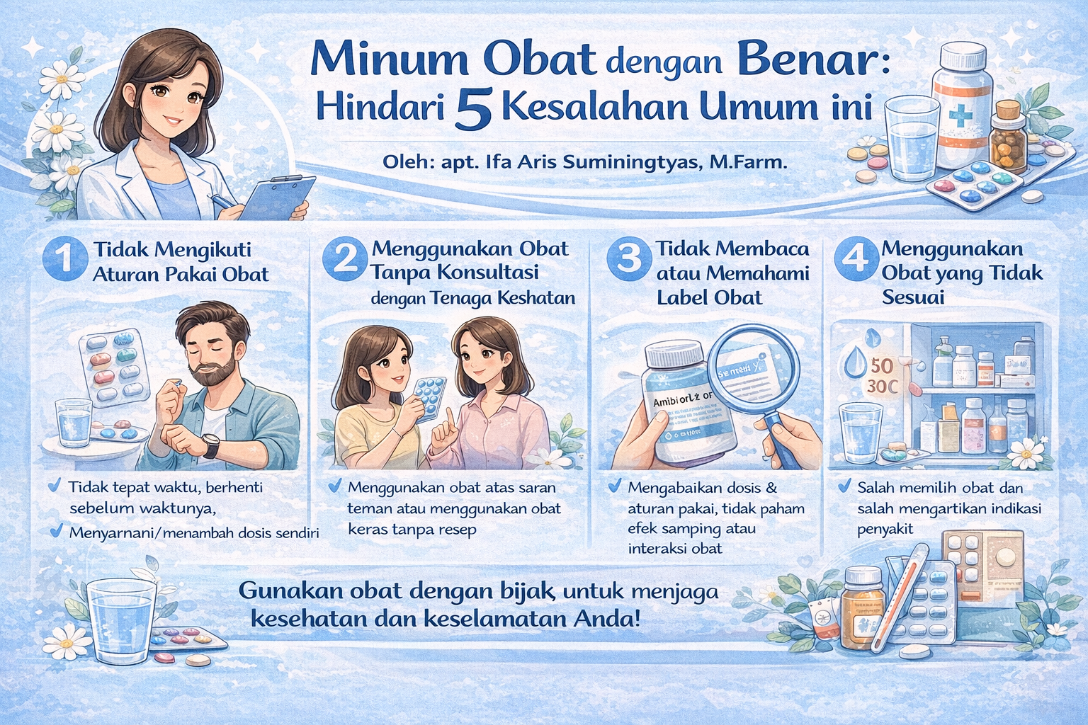 “Minum Obat dengan Benar: Hindari 5 Kesalahan Umum ini”