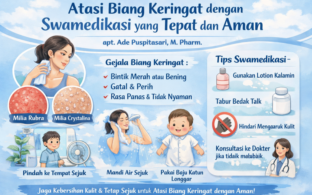 Atasi Biang Keringat dengan Swamedikasi yang Tepat dan Aman