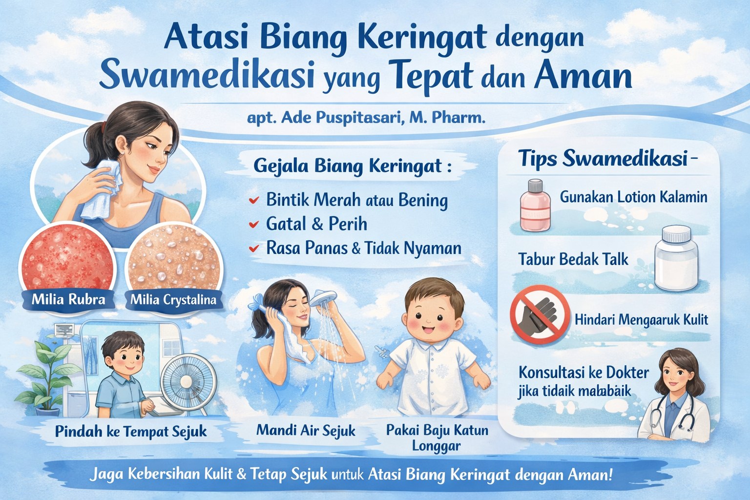 Atasi Biang Keringat dengan Swamedikasi yang Tepat dan Aman