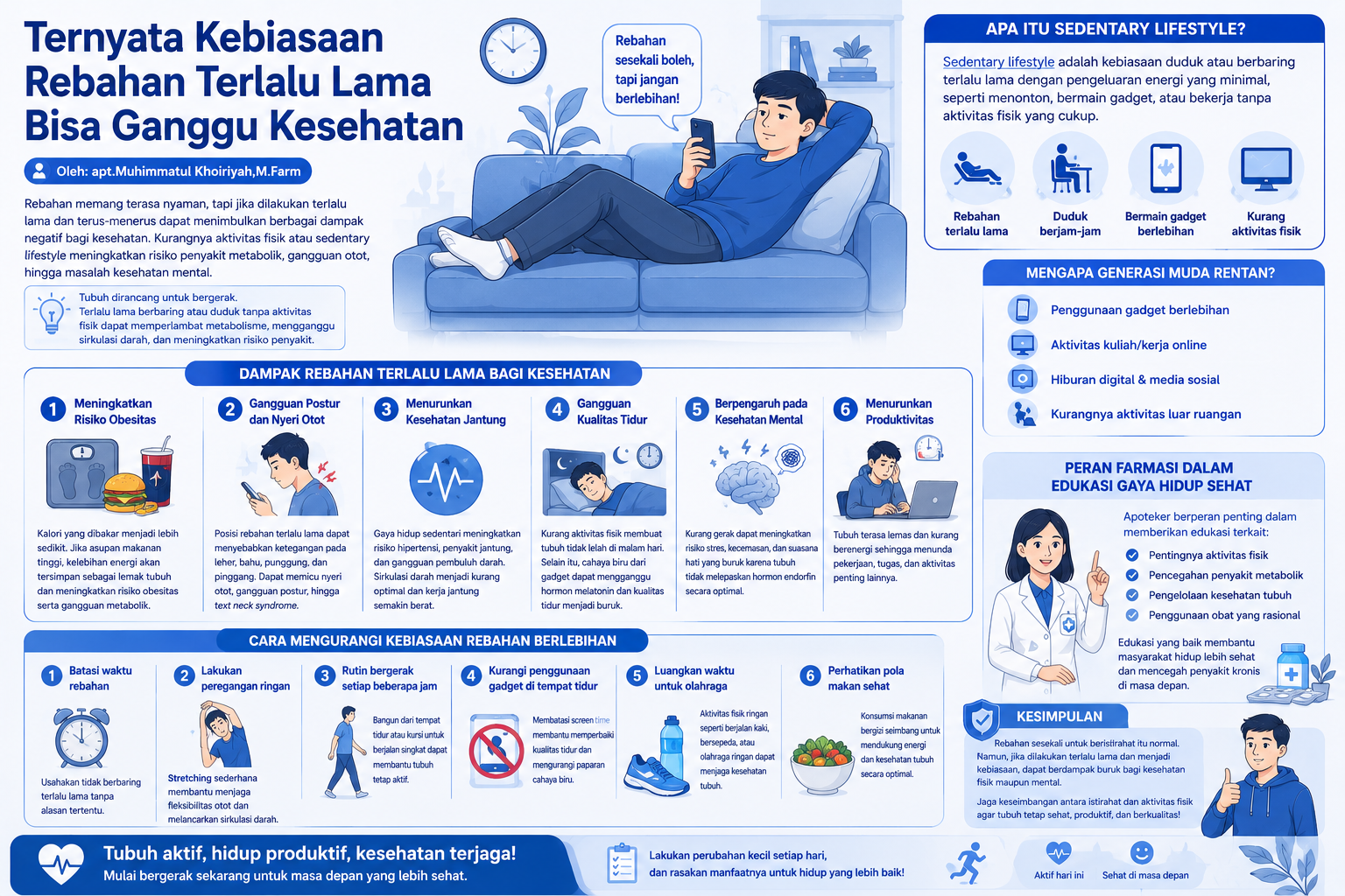 Ternyata Kebiasaan Rebahan Terlalu Lama Bisa Ganggu Kesehatan