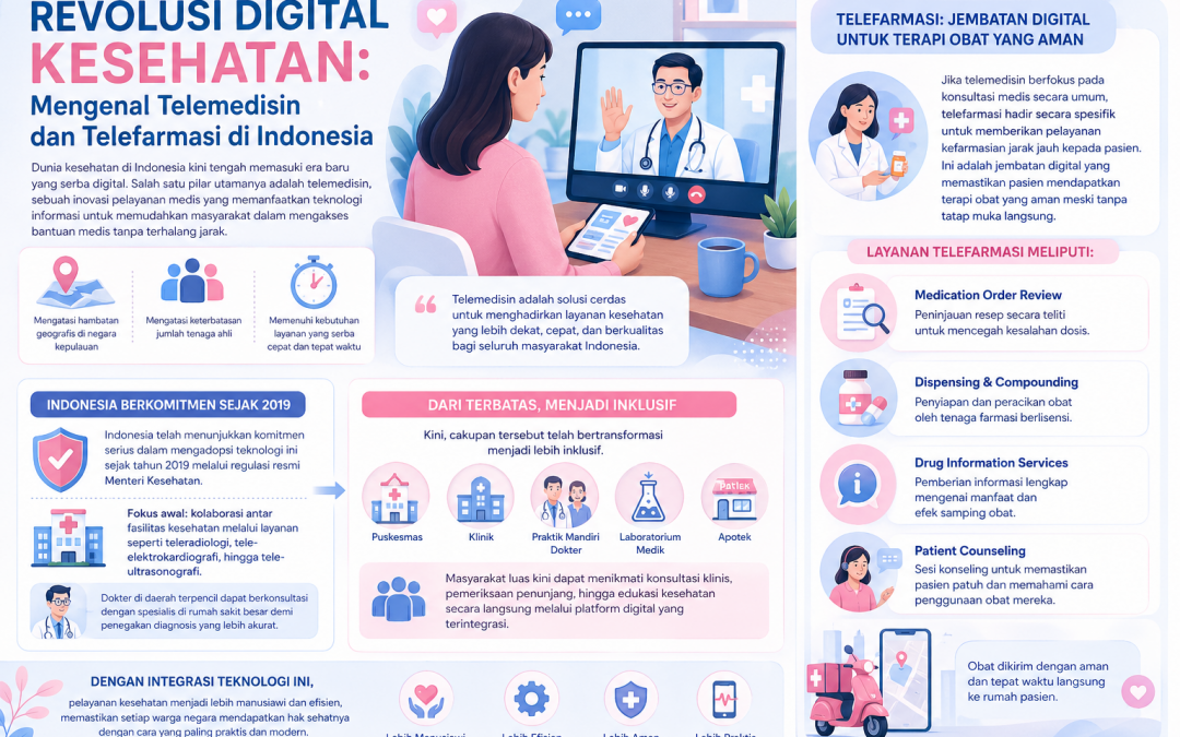 Revolusi Digital Kesehatan: Mengenal Telemedisin dan Telefarmasi di Indonesia