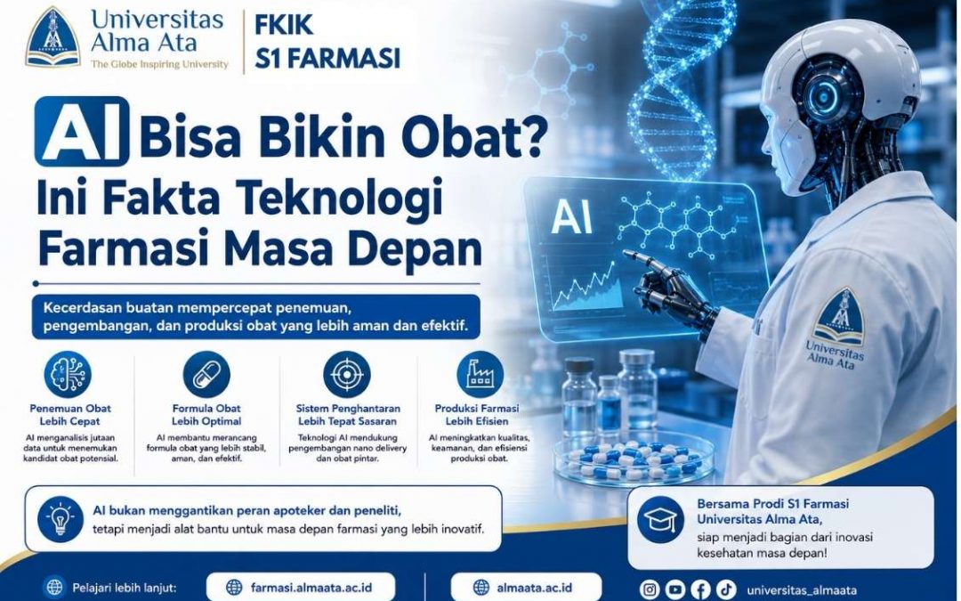 AI Bisa Bikin Obat? Ini Fakta Teknologi Farmasi Masa Depan