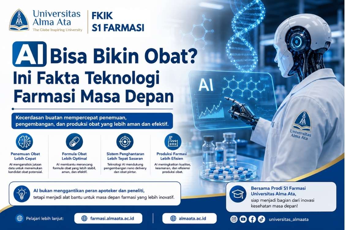 AI Bisa Bikin Obat? Ini Fakta Teknologi Farmasi Masa Depan