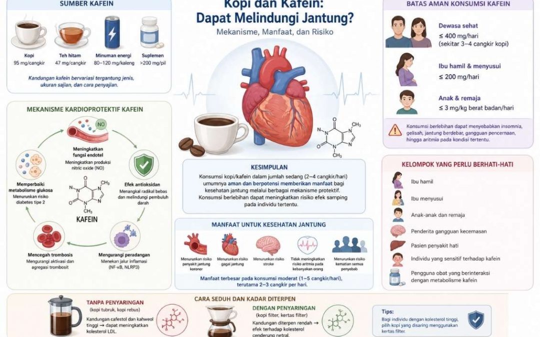 Kopi dan Kafein: Benarkah Dapat Melindungi Jantung?
