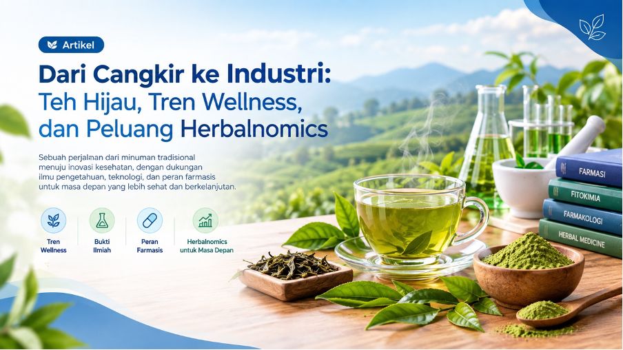 Dari Cangkir ke Industri: Teh Hijau, Tren Wellness, dan Peluang Herbalnomics