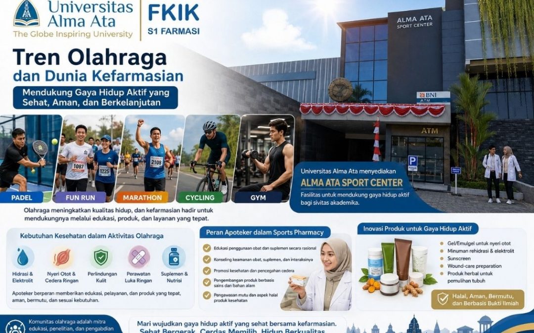 Tren Olahraga dan Dunia Kefarmasian: Ketika Padel, Fun Run, Marathon, Cycling, dan Gym Membuka Peran Baru bagi Apoteker